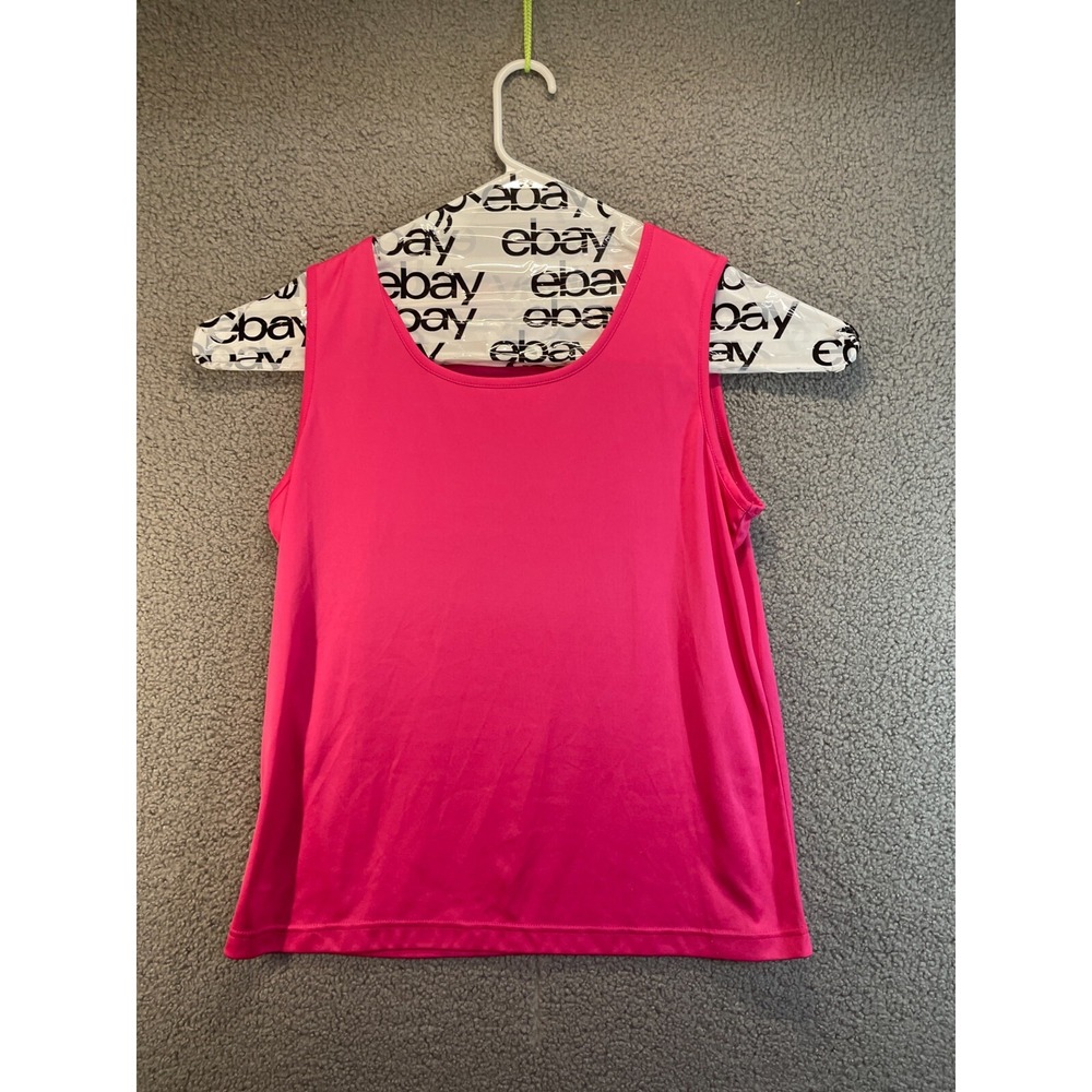WHITE STAG Womens Plus Size 16W Red 100% Rayon Sleeveless Tank Top Shirt